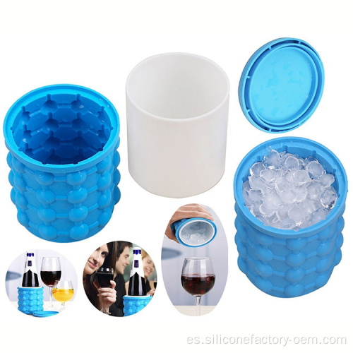 Silicona cubo de hielo molde de silicona tubo de hielo bebida